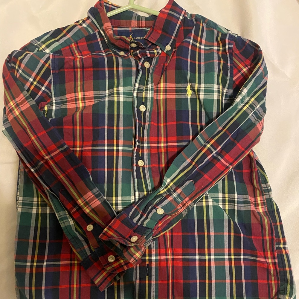 Ralph Lauren Button Down Boys Shirt Size 6